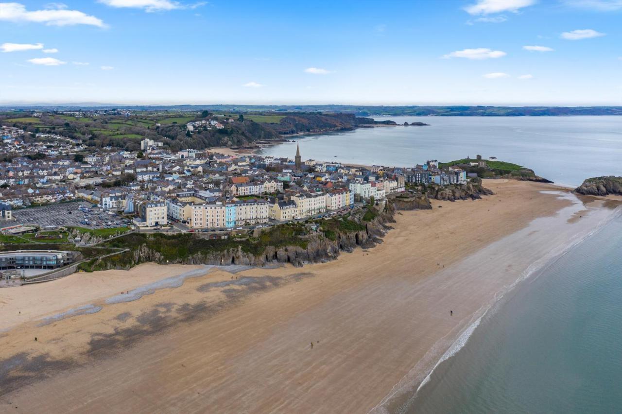 3 South Beach Court - Cosy Seafront Apartment Tenby Exterior foto